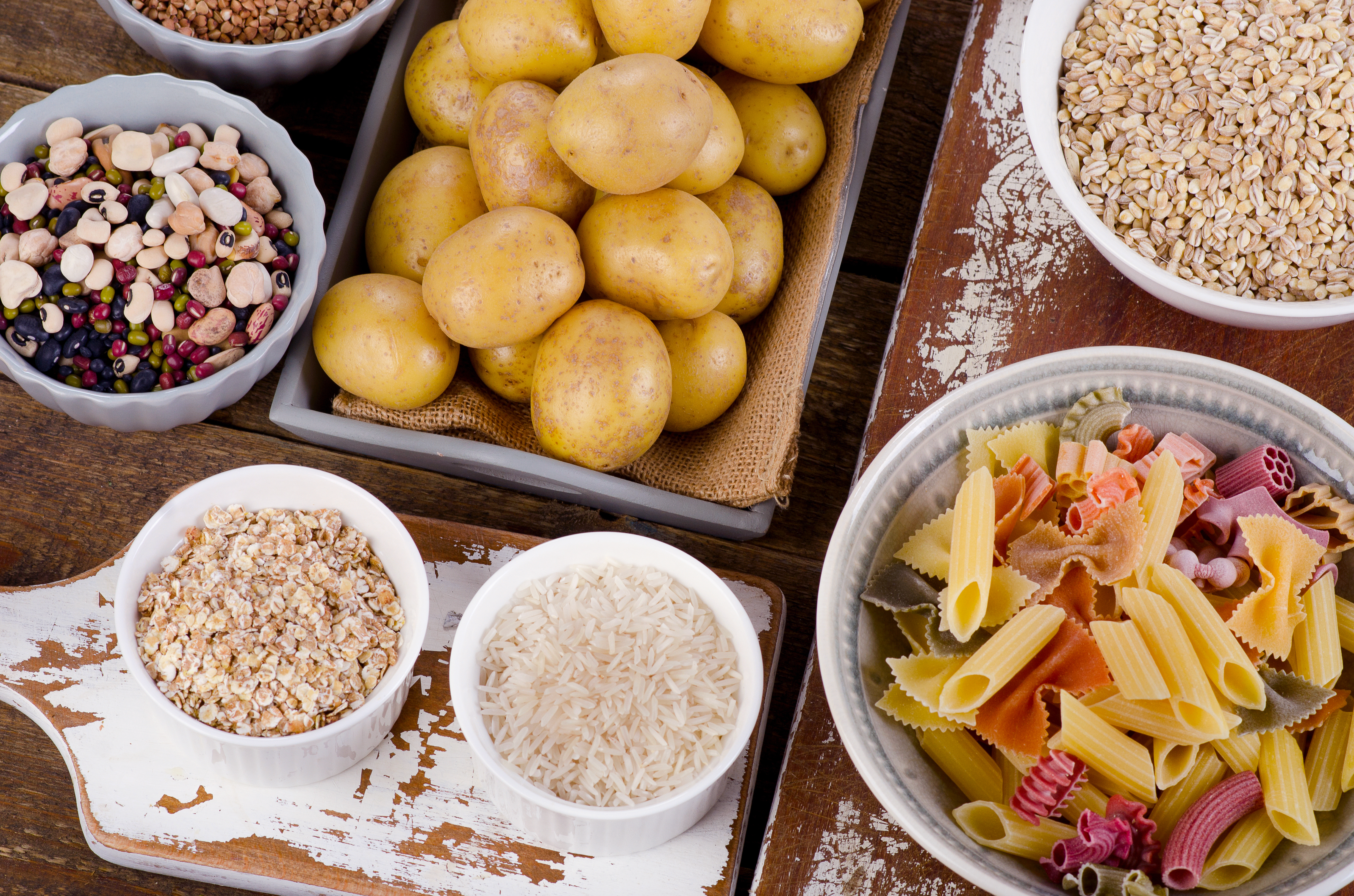 Different sources of carbohydrates