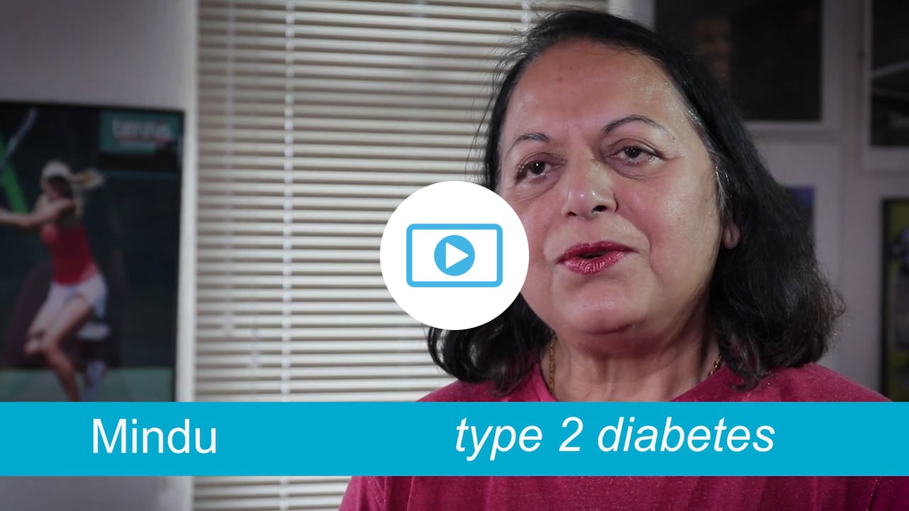 Mindu, a type 2 patients indoors